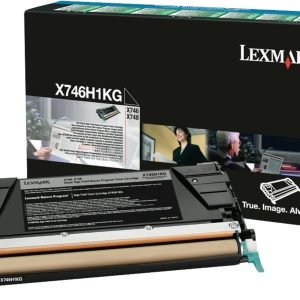 Cartucho de Tóner Negro Lexmark X746H1KG – Alto Rendimiento