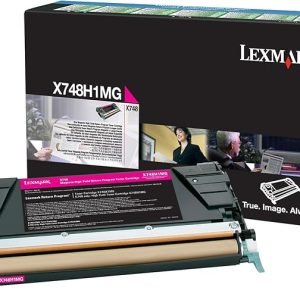 Cartucho de Tóner Magenta Lexmark X748H1MG – Alto Rendimiento