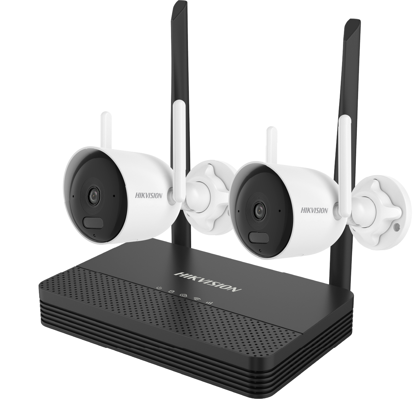 Kit Cámaras WiFi Hikvision 4MP con NVS | Detección IA y Visión Nocturna