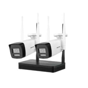Kit Videovigilancia Hikvision WiFi 2 Cámaras Bullet 2MP NVS