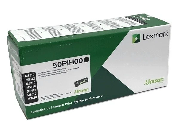 Tóner Negro Lexmark 50F1H00 / 50F4H00 Alto Rendimiento MS610 - Image 2